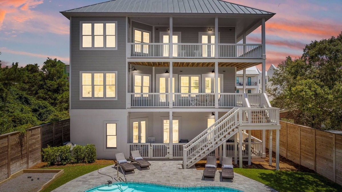 Inlet Beach House | Stay on 30A: Paradiso Del Mar, Gulf View- Private Pool!