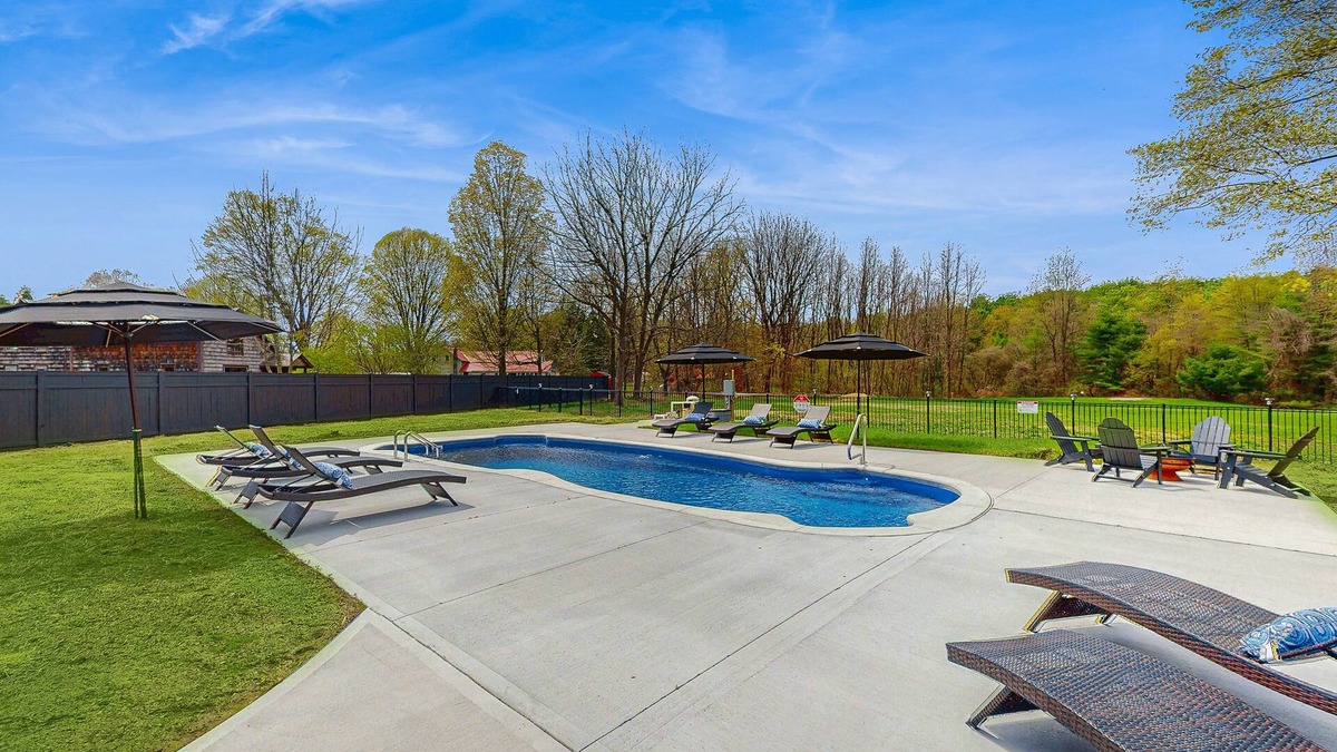Fort Ann House | Stay on 80 acres near Lake George w/heated pool, stables, game room - pets ok