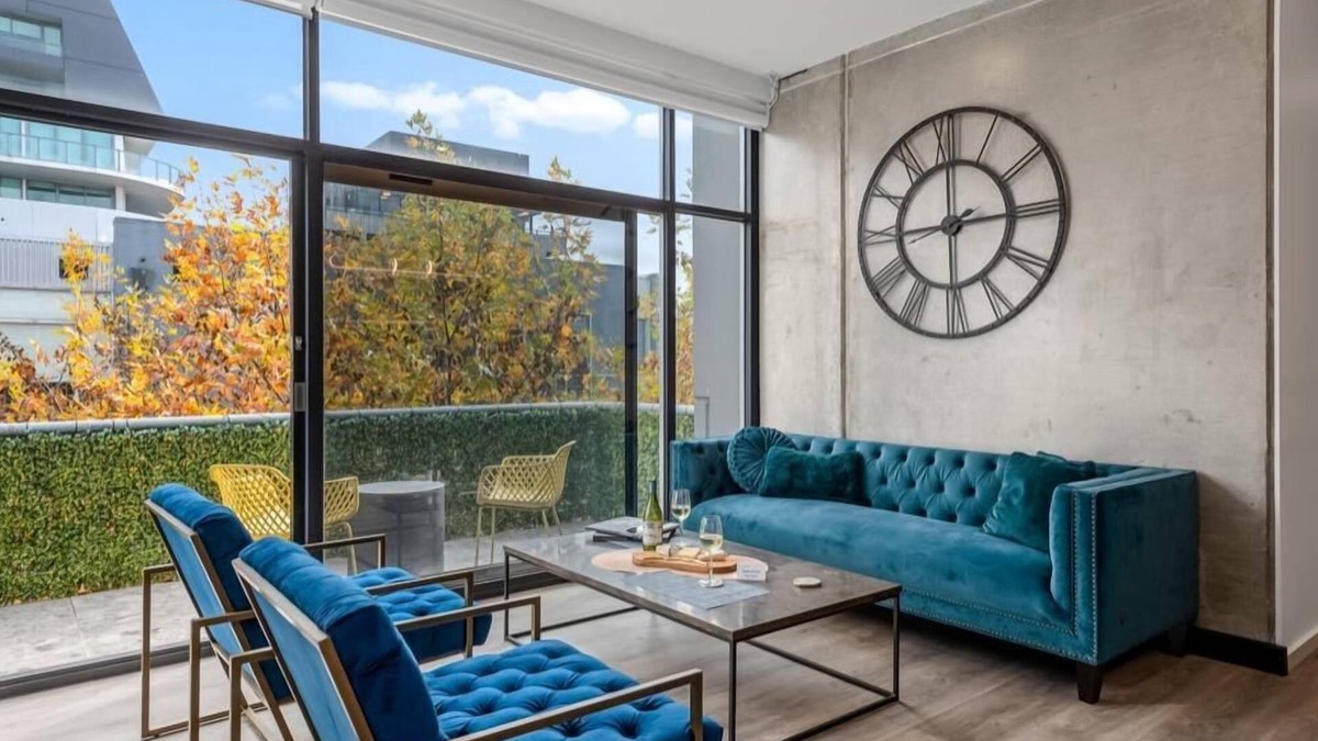 Prahran Apartment | StayCentral - Prahran Penthouse - Mount St, Prahran - 2 Bedrooms, 2 Beds, 2 Bathrooms, 1 secure parking spot and a permit for street parking.