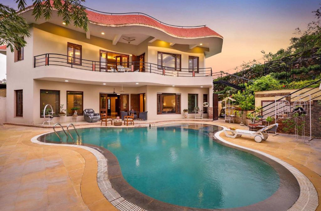 Udaipur Villa | StayVista's Prakriti Farms with Outdoor Pool, Complimentary Breakfast