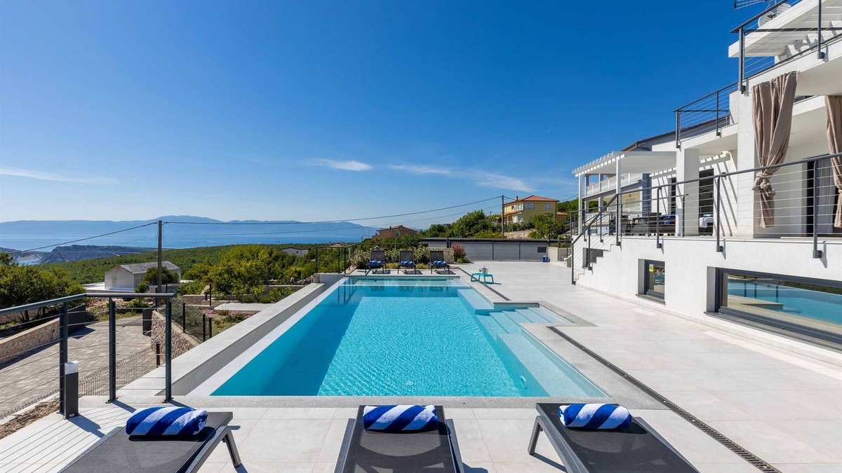 Smrika Villa | Stella Maris - contemporary villa with a pool and a sauna