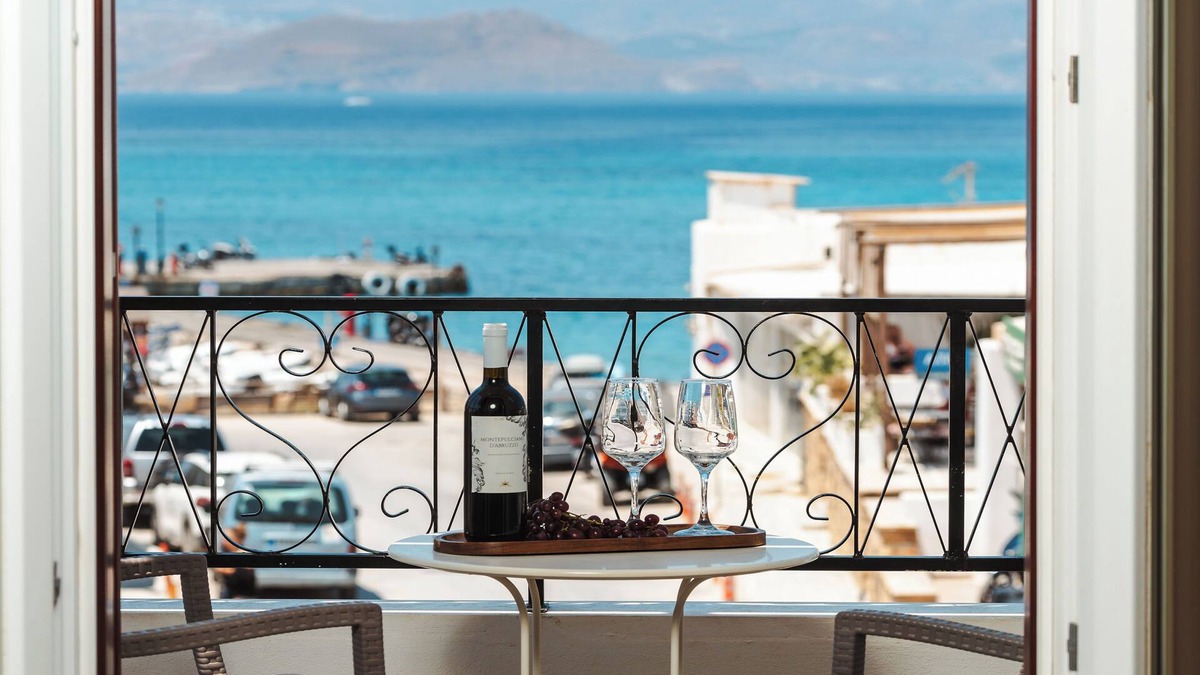 Agia Anna Apartment | Stella’s Villa - Spacious 80m² Sea View Apartment - 50m from beach