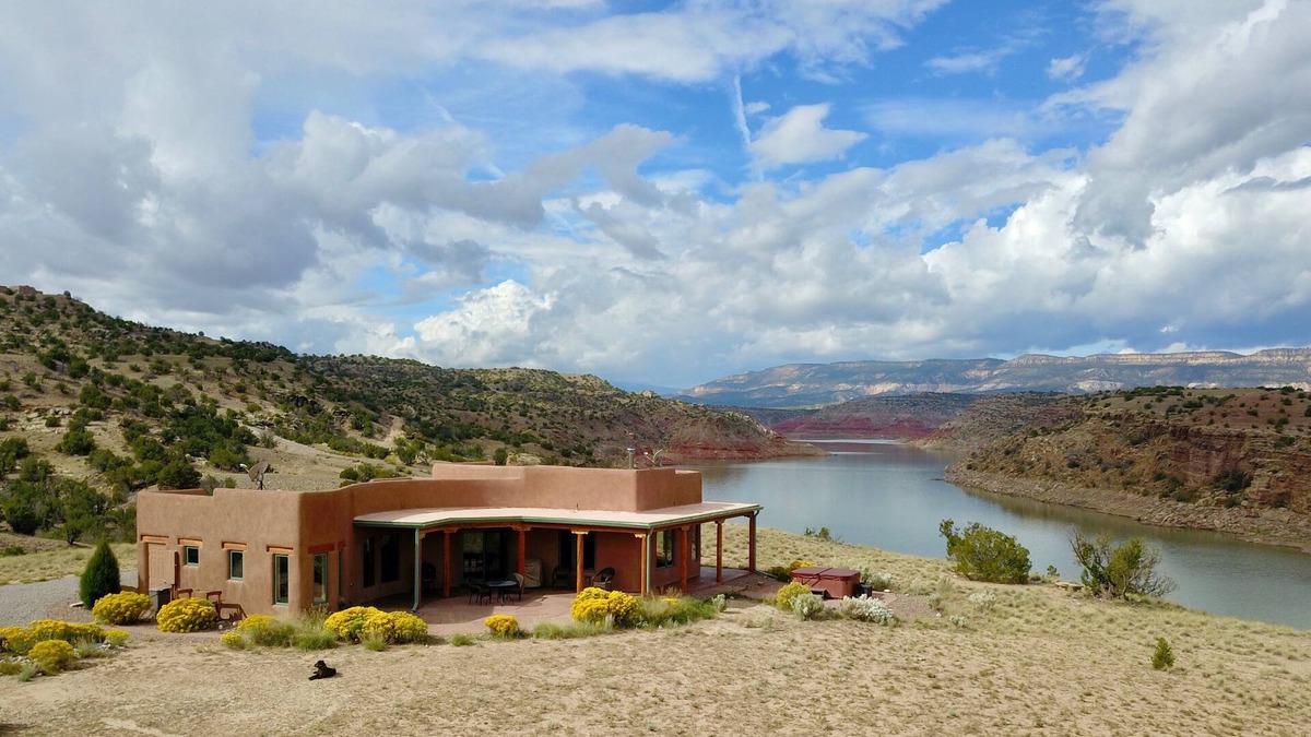 Youngsville House | Stellar, Southwest, Luxury home. Extraordinary location on Abiquiu Lake