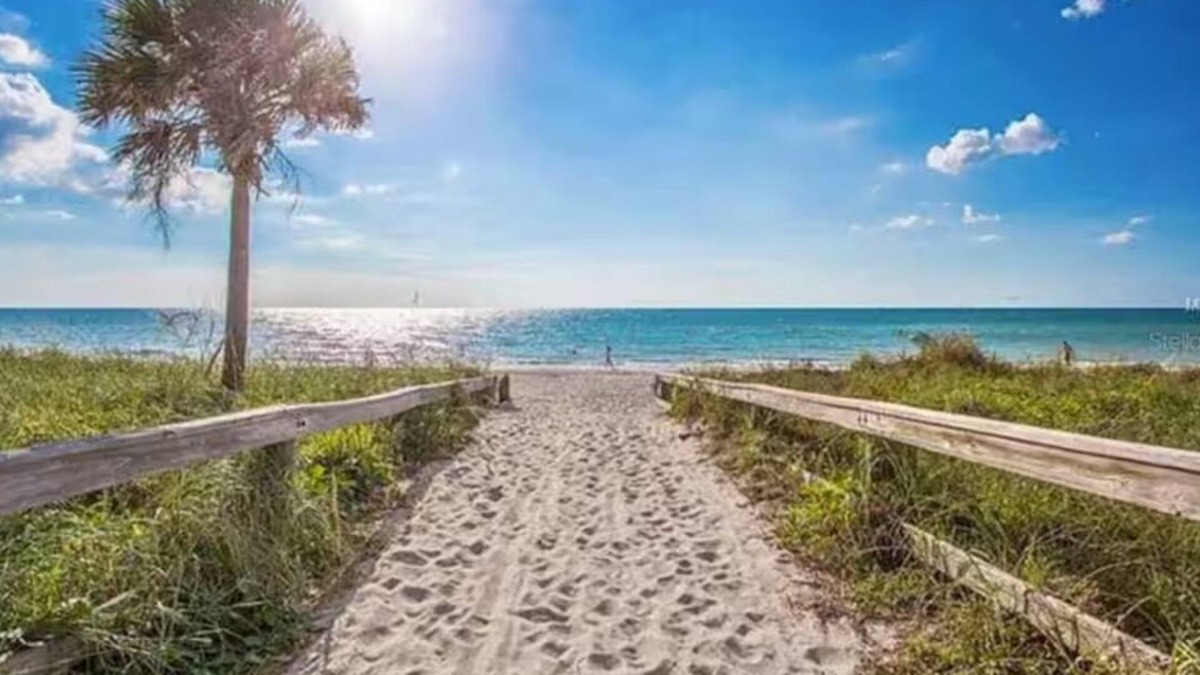 Belleair Shore House | Step into the clean white Sand. Excellent Location. Quiet Neighborhood.