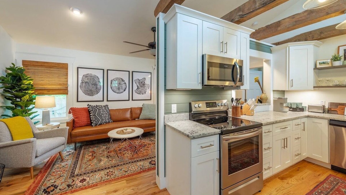 Waynesville House | Steps Away Cottage - Hot Tub, Fire Pit, Downtown