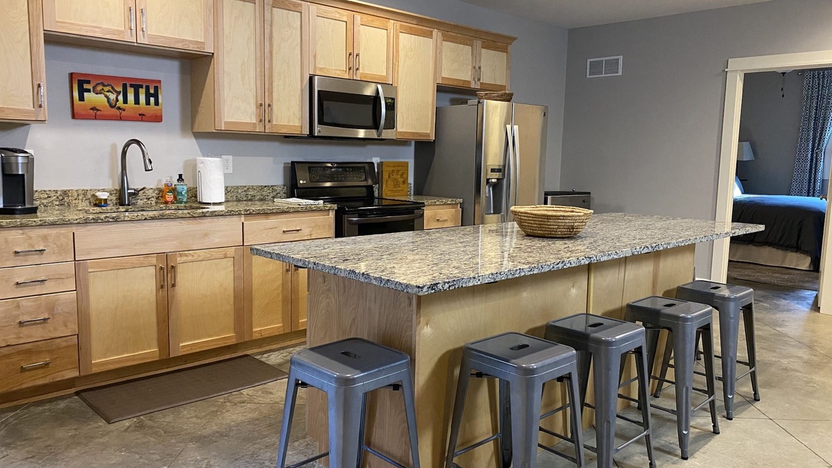 Lawrence Apartment | Steps from KU, Private Guest Suite & Game Room