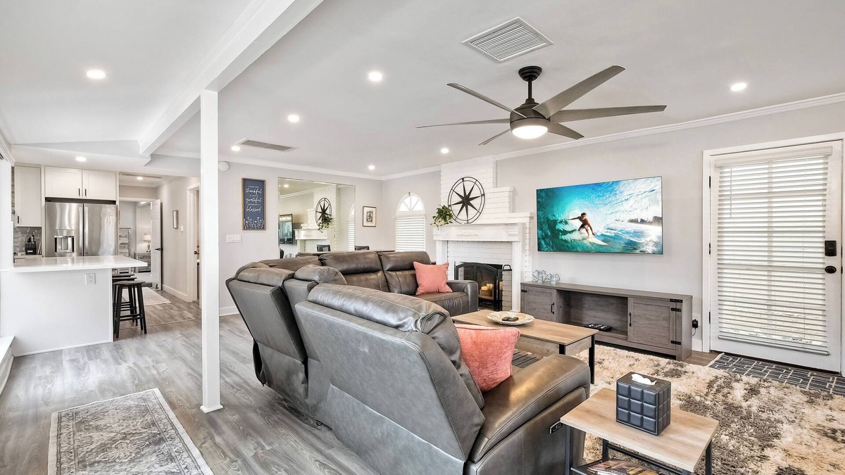 Carlsbad Village Condo | Steps to Beach! 2BR Dog-Friendly Home w/Fire Pit, BBQ & Gated Entry