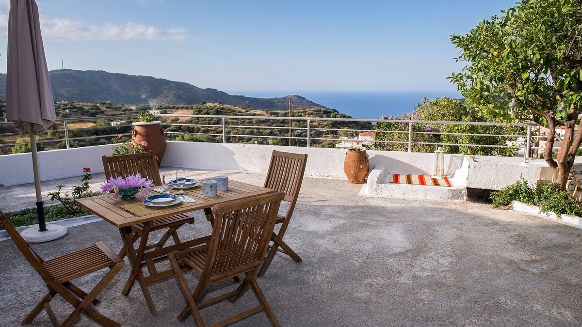 Exo Mouliana Cottage | Sterei Mökki traditional house Amazing Seaview