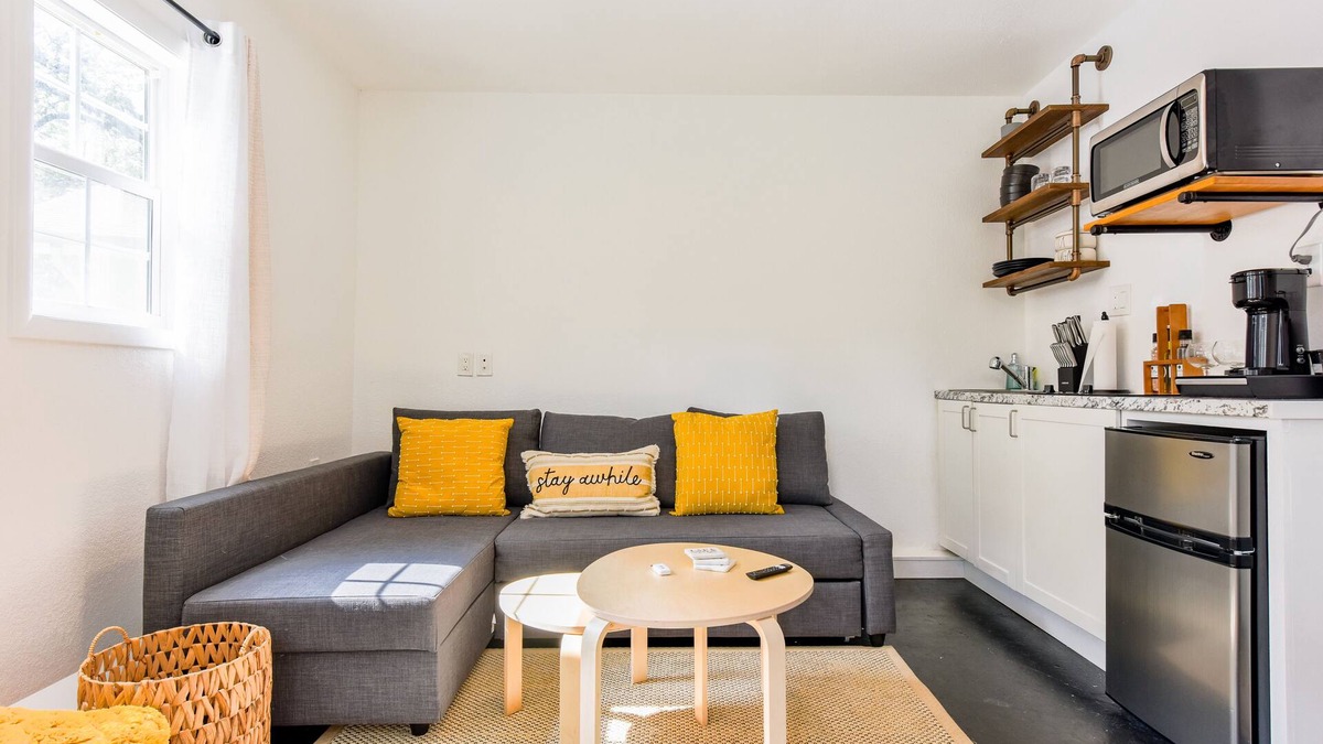 Arbolago Apartment | Stewart Studio- Private yard and lake access