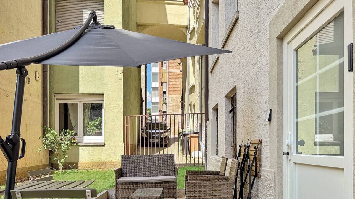 Weinsteige Apartment | Stgt Gartenwohnung mit Patio – 4 Pers.
