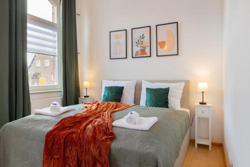 Wesel Apartment | Stilvoll & historisch I Kingbetten+Küche+Parkplatz