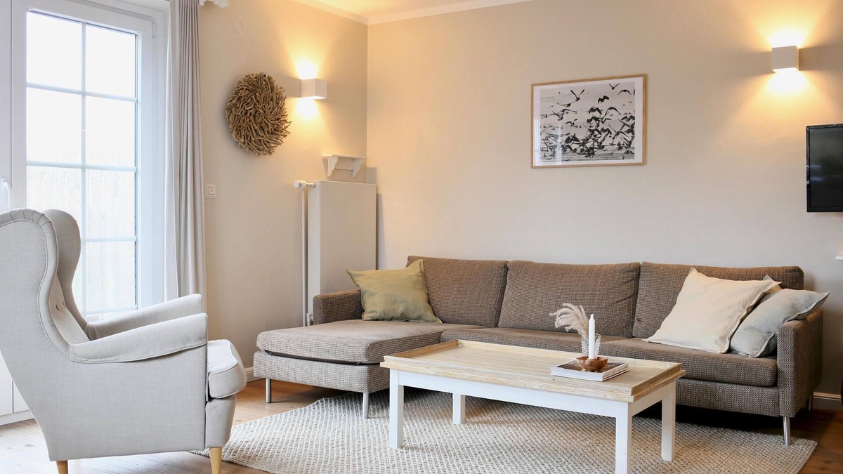 Reussenkoge Apartment | Stilvolle 4-sterne-ferienwohnung "föhr" mit Eigener Terrasse und Deich-blick