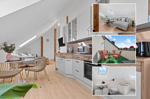 Links der Wertach-Sud Apartment | Stilvolle Wohnung: Private Dachterrasse - zentral
