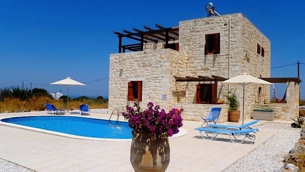 Kokkinon Khorion Villa | Stone Built Detached Air-Conditioned Villa With Private Pool & 1/2 Acre Of Land
