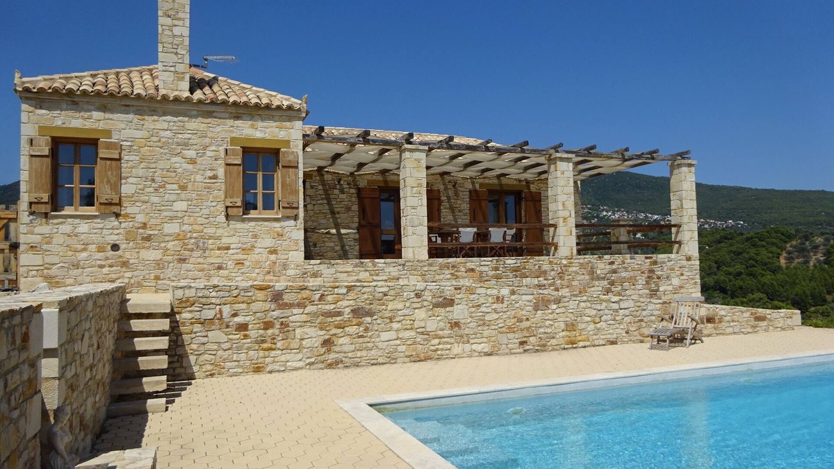Paradise Beach Cottage | Stone Cottage With Private Pool And Sea Views On The Unspoilt Island Of Evia