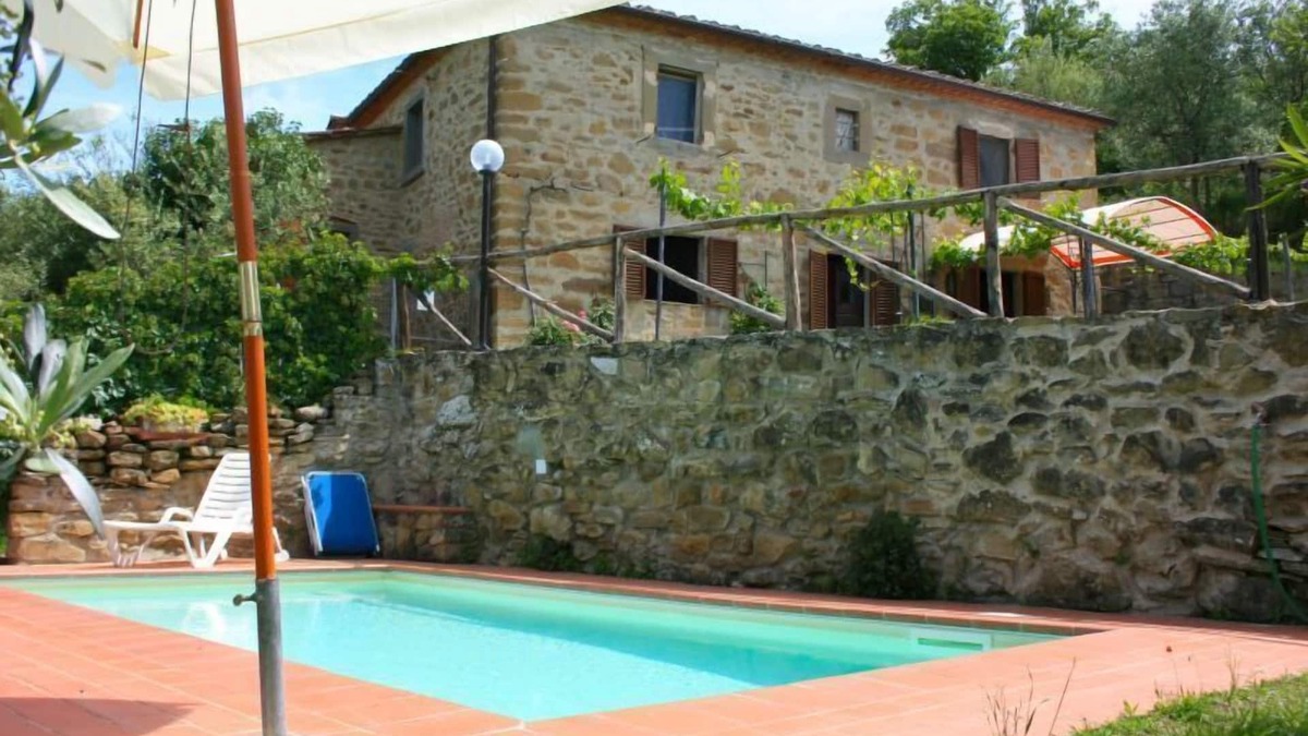 San Pietro a Cegliolo Villa | Stone farmhouse with private swimming pool, hilly, panoramic and quiet position, surrounded by silve
