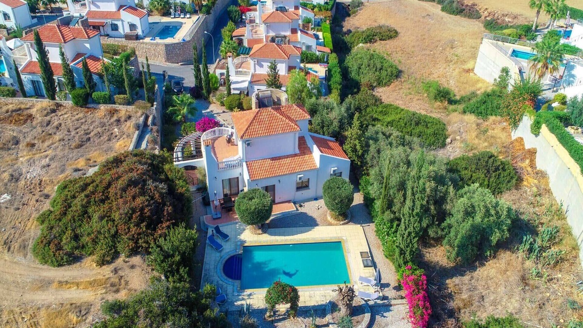 Bahceli Villa | Stone feature Villa with secluded pool and garden in peaceful seaside location