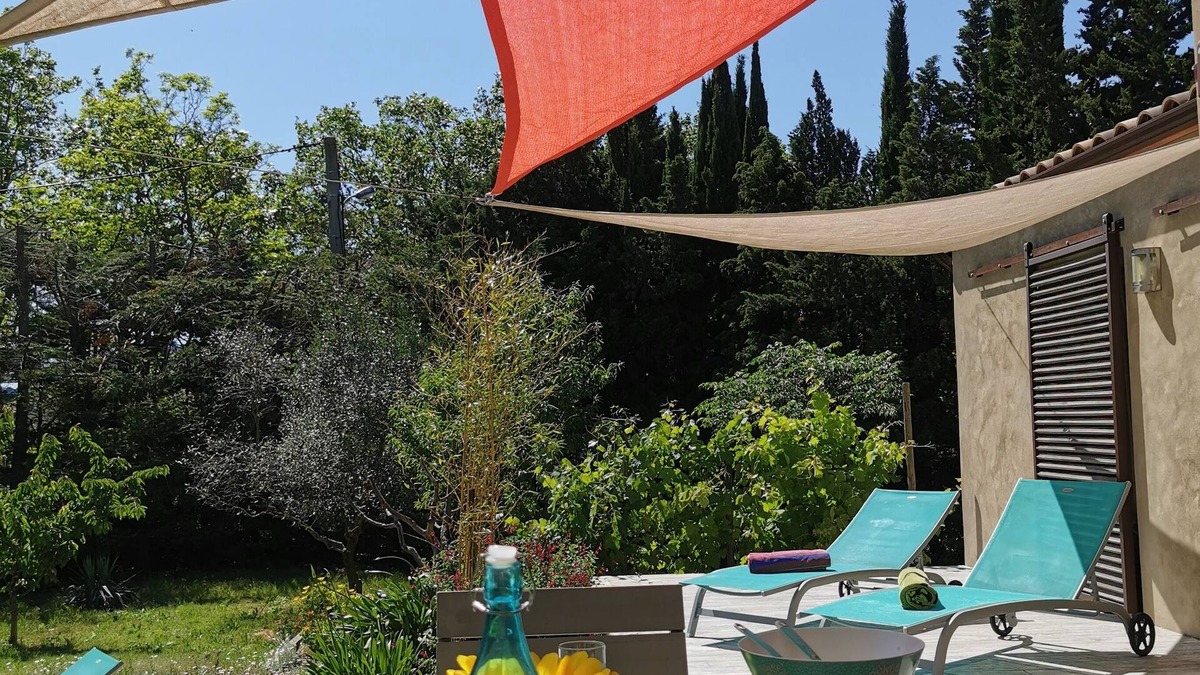 Saint-Andre-de-Roquelongue House | Stone house, private swimming pool, on a 3000m park, Gites de France 4 épis