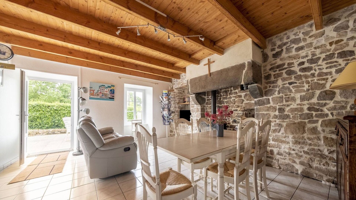 Saussey House | Stone-house cottage in Saussey with garden