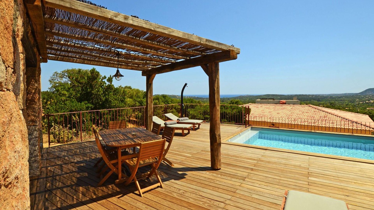 Pinarellu House | STONE HOUSE Sea view Private/heated pool U Pagliaghju