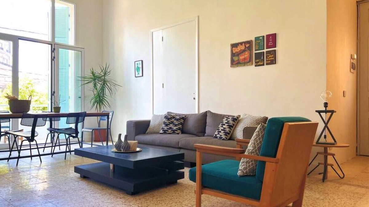 Mar Mikhael Apartment | Stone Wall 2BR Apartment, 24/7 Power