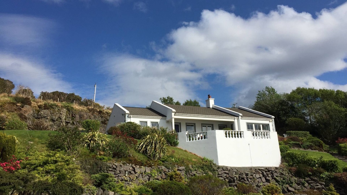 Leenane House | Stoneacre: Connemara cottage nestled into hillside overlooking Killary Fjord