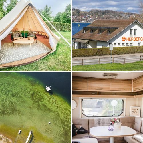 Steckborn Hostel | Strandbad Steckborn mit Herberge, Camping & Glamping