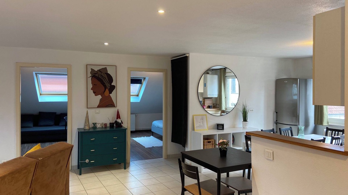 Bischheim Apartment | Strasbourg-chaleureux-parking-wi-fi-tv-proche Hypercentre