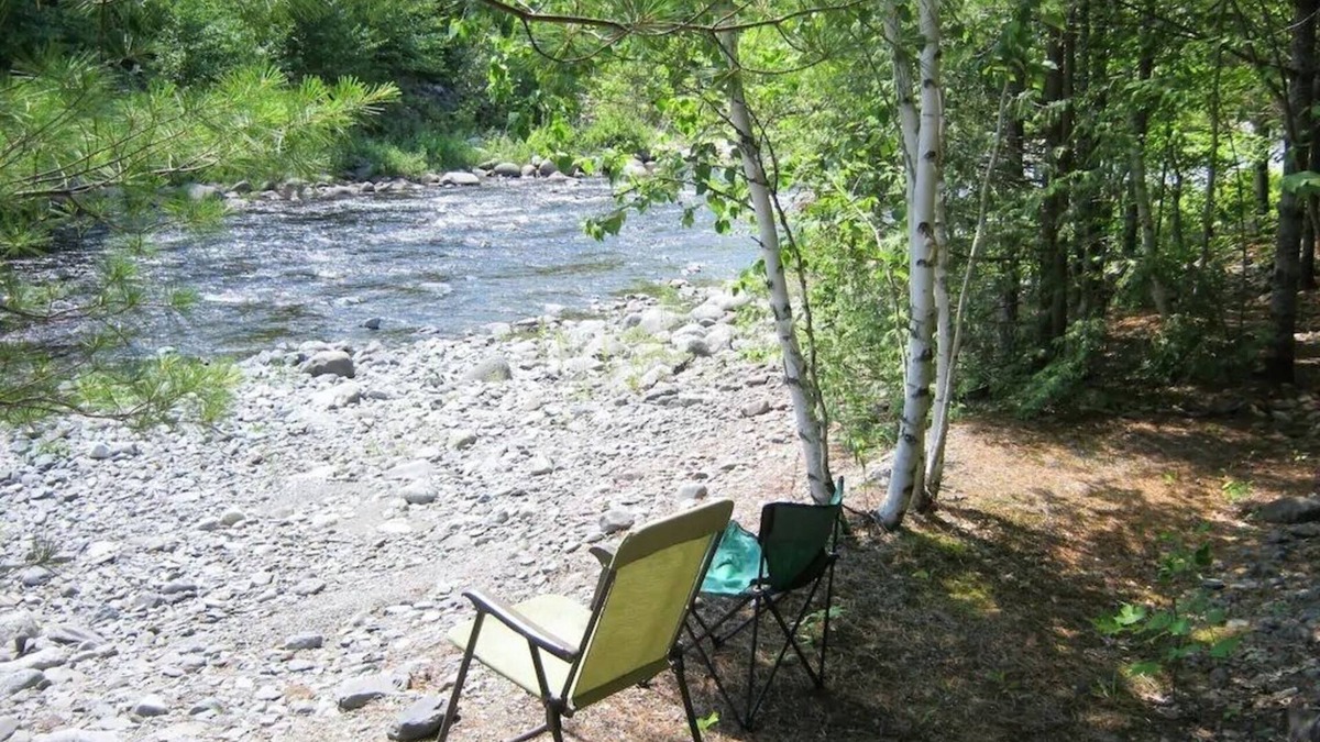 Bingham Cabin | Streamside Campsite plus tiny cabin combines classic camping with rustic charm!