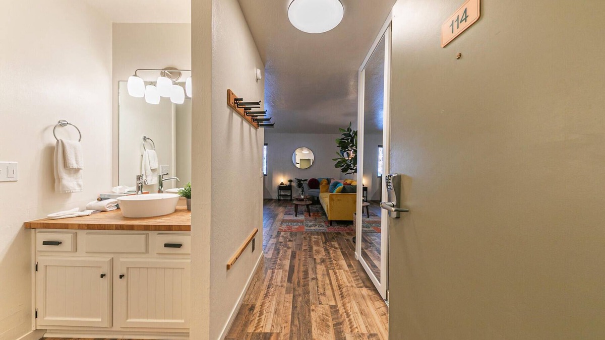 Tahoe City Condo | Striking Deluxe Studio w/Kitchen #114 at Donner Lake Village
