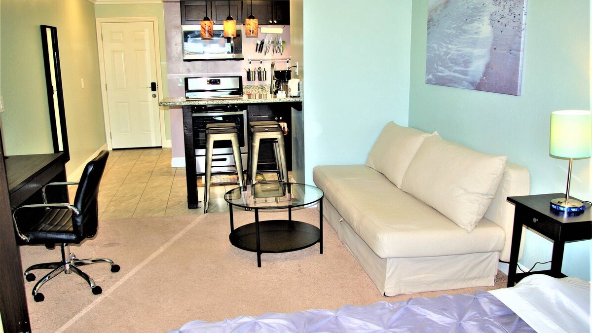 Mira Mesa Apartment | Studio #1, private entrance/kitchen/bathroom