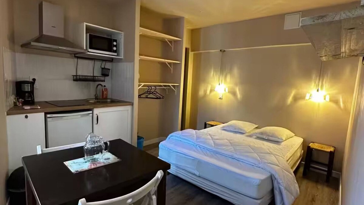 Aulus-les-Bains Apartment | Studio 3 " Aux volets bleus " Cosy studio at the foot of the Pyrenees
