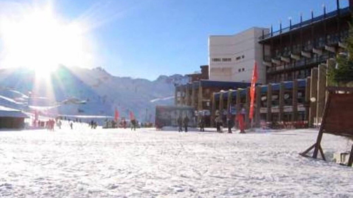 Arc-2000 Apartment | Studio 4/5 pers. 29m² Plein Sud-LES ARCS 2000- VARET- Foot pistes- bedroom area