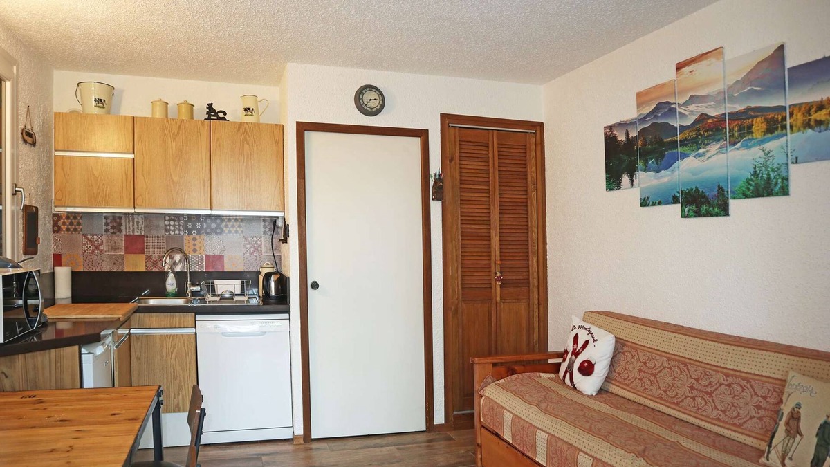 Les Orres Apartment | Studio 6 Personnes Accès Direct aux Pistes
