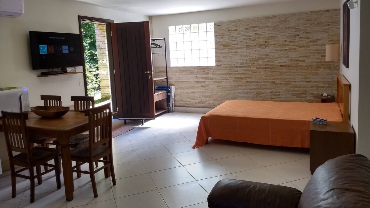 Praia Grande Apartment | Studio a few steps from the wonderful Praia do Julião