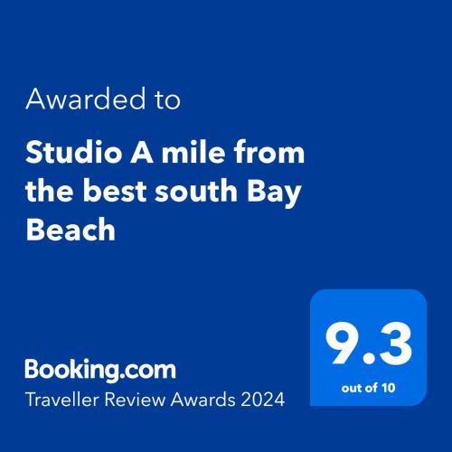 Seaside Apartment | Studio A mile from the best south Bay Beach