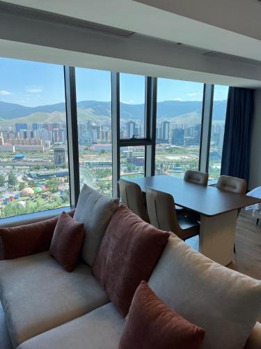 Downtown Ulaanbaatar Apartment | Studio apartment at Peak Vue Residences, Shangri-La Centre, Ulaanbaatar