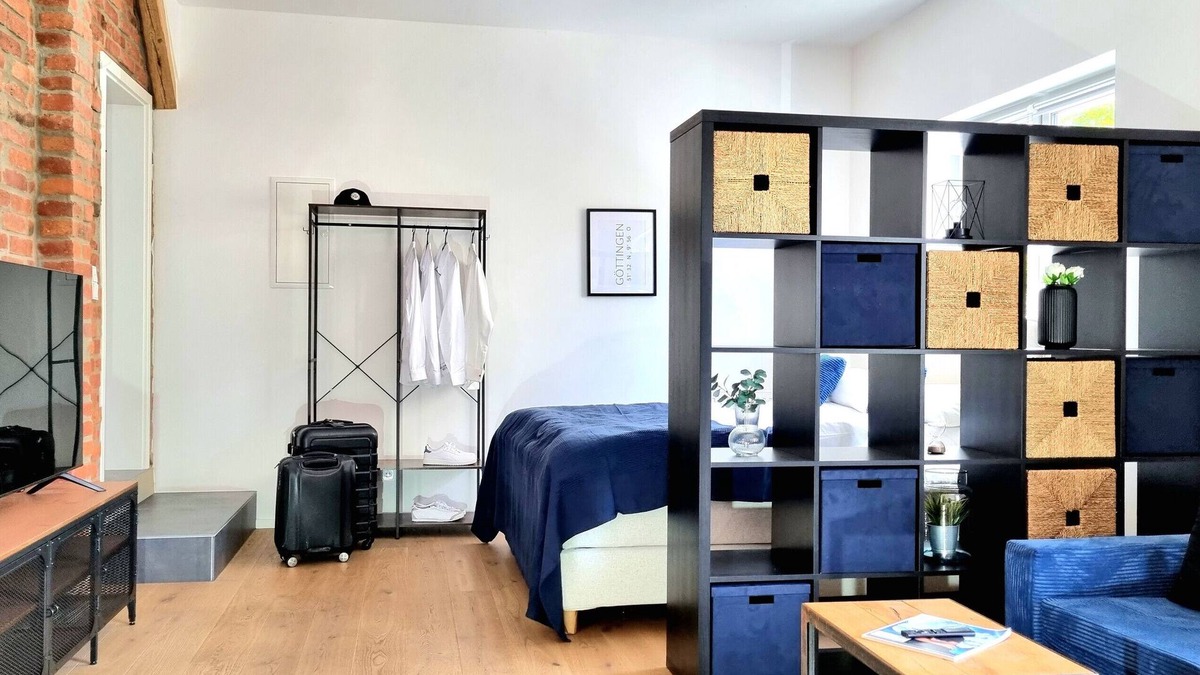 Holtensen Apartment | Studio Apartment 'Design-Wohnung In Göttingen' with Shared Terrace and Wi-Fi