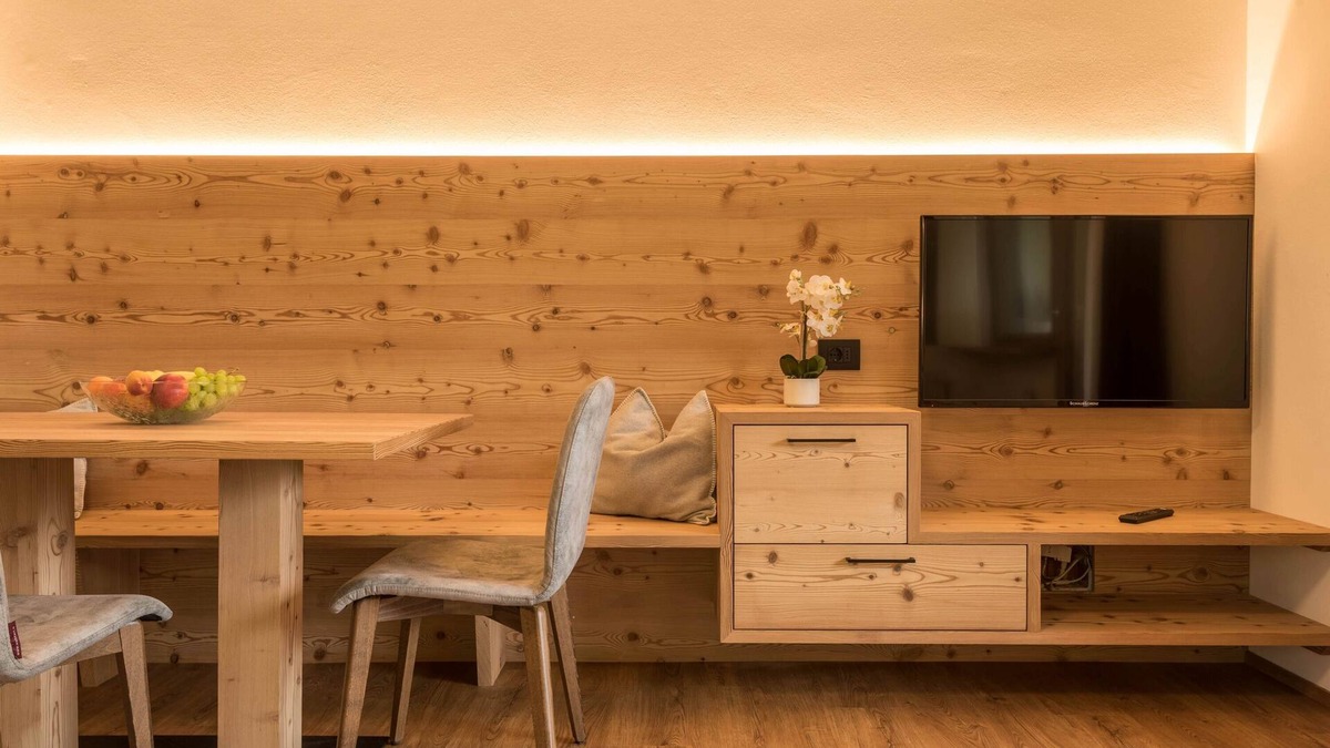 Santa Cristina Val Gardena Apartment | Studio Apartment "Mirko" with Balcony, Mountain View, Garden & Wi-Fi