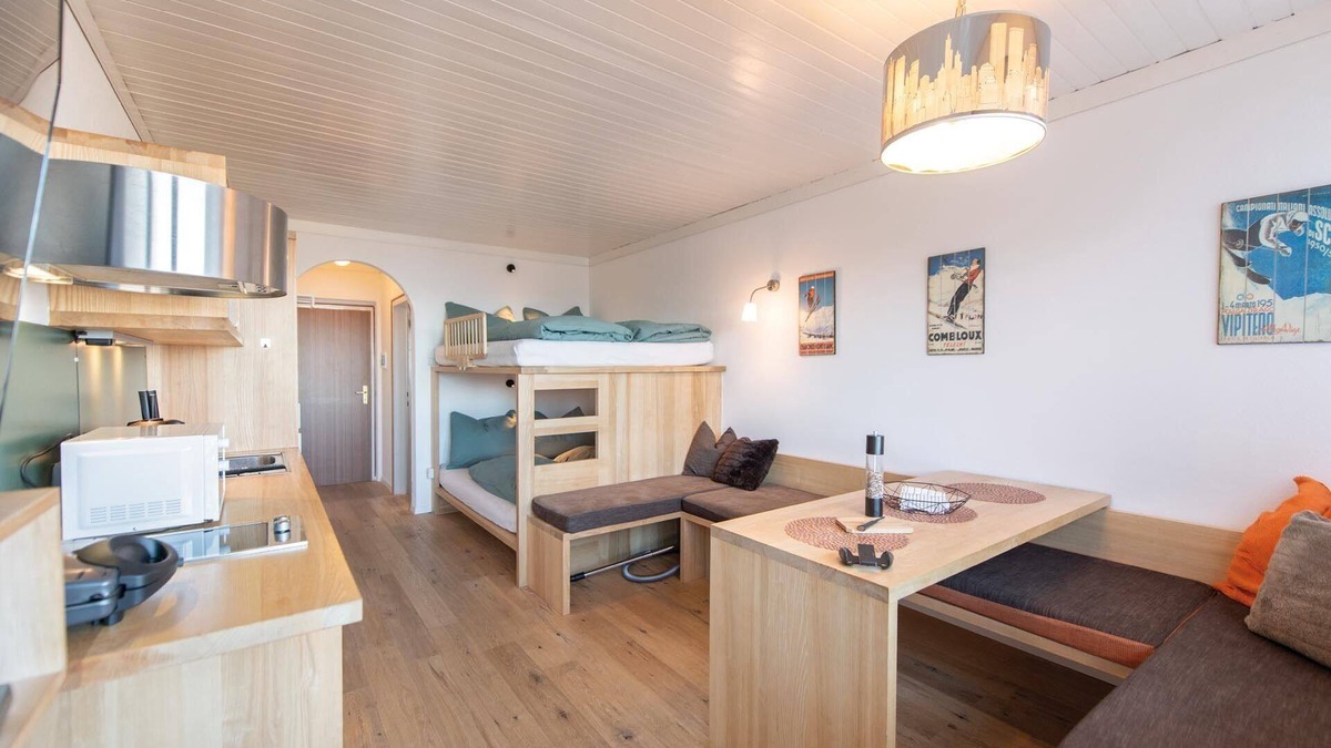 Mareo Apartment | Studio Apartment 'Mountain View Corones' at the summit of Kronplatz/Plan de Corones