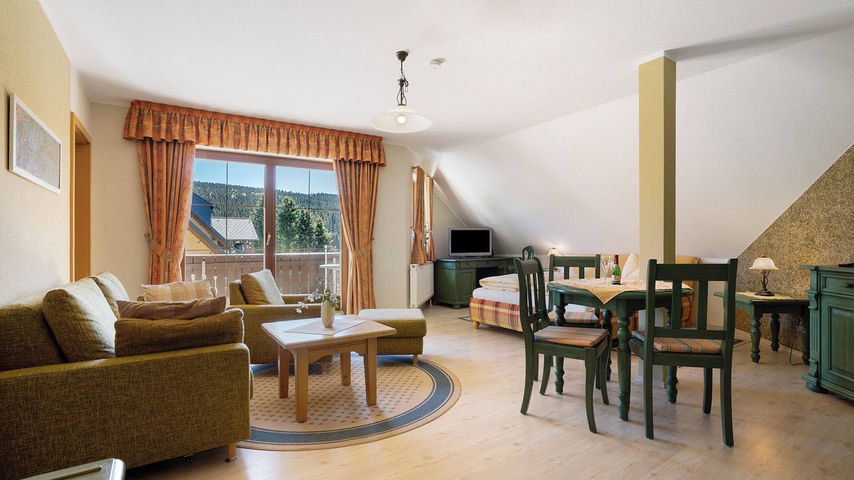 Pobershau Apartment | Studio Apartment 'Pension Bergblick - Ringmauer' with Mountain View, Balcony and Wi-Fi