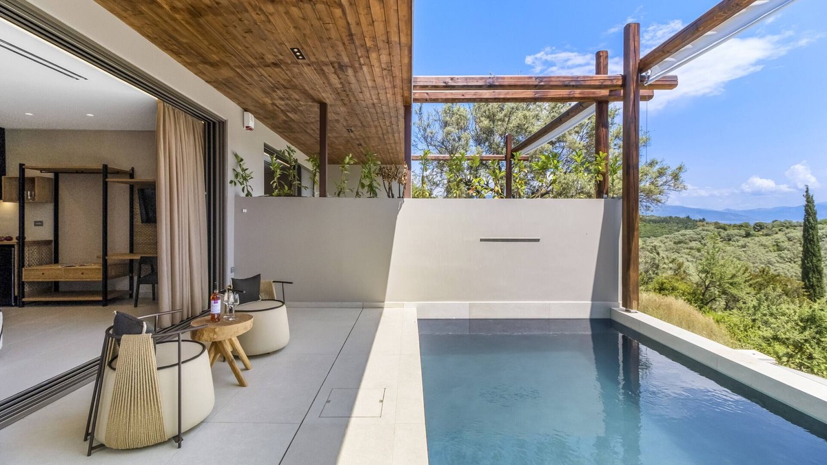 Katomerion Apartment | Studio apartment 'Studio Thetis' with private pool, WiFi and air conditioning