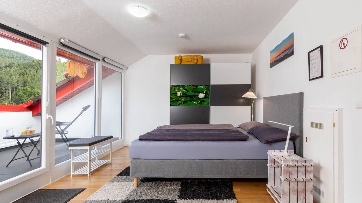 Bad Peterstal-Griesbach Apartment | Studio Apartment 'Spectacular View' with Mountain View, Terrace and Wi-Fi