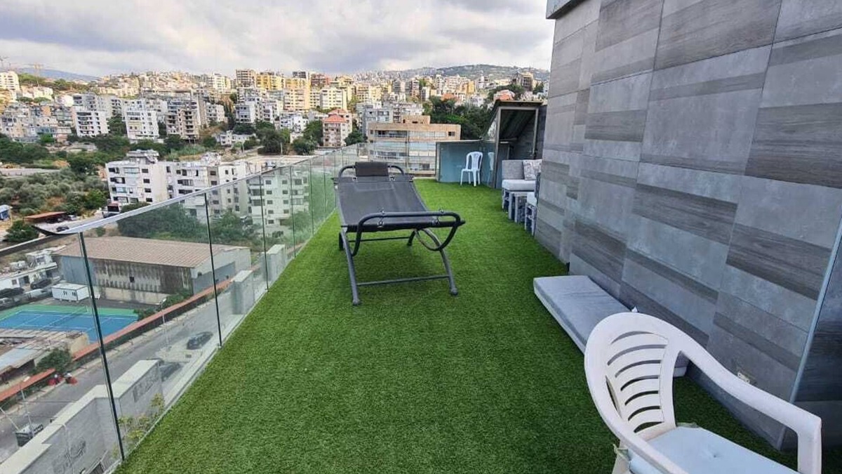 Dbayeh Apartment | Studio duplex gazon sea view Dbayeh Prime location