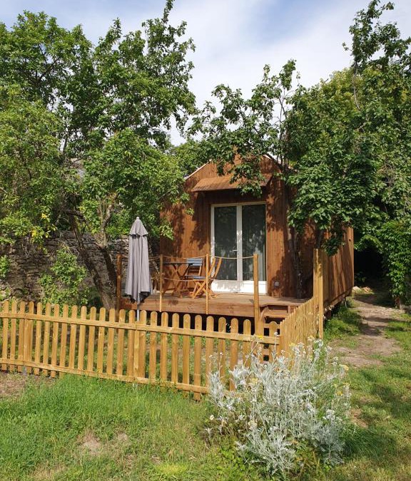 Villevieille Ski Chalet | Studio en bois independant avec terrasse et jardin