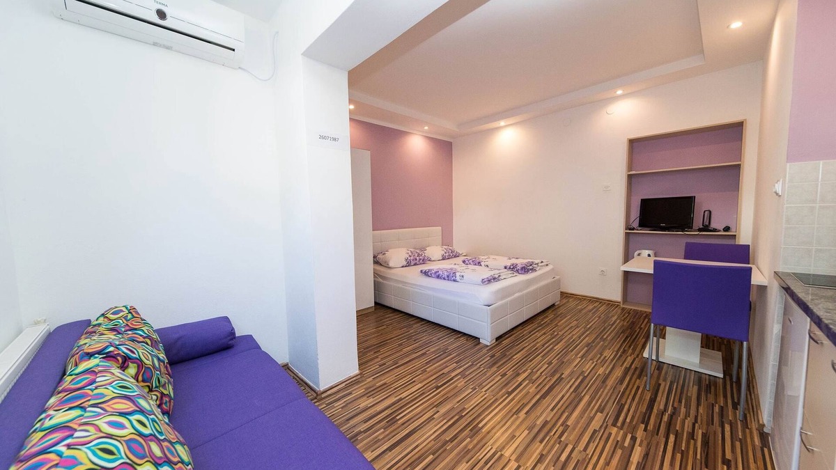 Dramalj Apartment | Studio flat with air-conditioning Dramalj, Crikvenica (AS-5594-a)