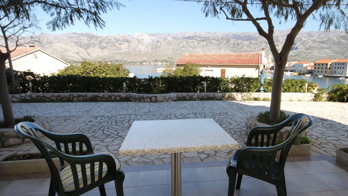 Vinjerac Apartment | Studio flat with terrace and sea view Vinjerac, Zadar (AS-3248-b)
