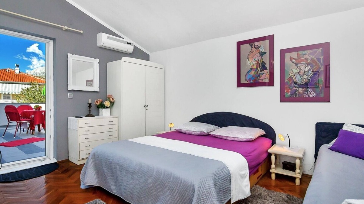 Vrpolje Apartment | Studio flat with terrace Makarska (AS-6909-b)