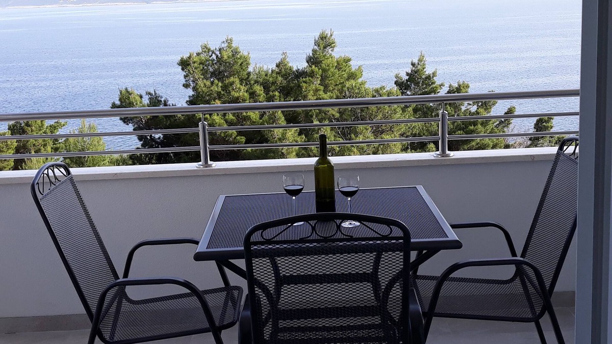 Medici Apartment | Studio flat with terrace and sea view Medići, Omiš (AS-1045-a)