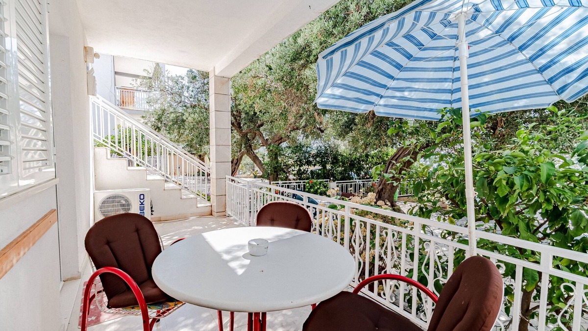 Stankovici Apartment | Studio flat with terrace Orebić, Pelješac (AS-10185-a)